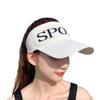 Gorra de Béisbol para Mujer con Circunferencia de Cabeza Grande, Gorra Lavada Desgastada, Gorra de Pico Bordada Retro de Borde Ancho para Hombre, Tendencia para Adelgazar el Rostro