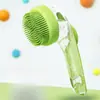 Cepillo de baño para perros y gatos, cepillo de masaje para cachorros, cepillo de baño, herramienta útil para baño espumoso, artículos de baño para el hogar