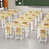 Mesa Larga de Sala de Conferencias, Pupitres y Sillas Escolares, Mesa de Capacitación para Adultos, Escritorio de Estudio, Escritorio para Clase de Tutoría, Escritorio de Estudiante