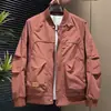 Jaqueta Baseball Masculina 2026 Outono Nova Marca Tendência Roupa de Trabalho Masculina Retro Americano Slim Fit Jaqueta Bomber Masculina