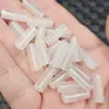 Ágata Branca Gelo Jade Lutong Contas Espalhadas Calcedônia Branca Contas Cilindro Reto Contas Espalhadas Acessórios para Joias DIY Contas Artesanais