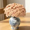 Flores de Cerâmica Artesanais Populares Estilo Chinês, Flores Artificiais, Flores Feitas à Mão, Flores de Lótus Frescas para Decoração de Casa e Mesa
