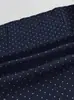 Camisa Feminina Manga Curta Slim Casual Diária para Trabalho, Estampa de Bolinhas, Exportação Europeia e Americana 2025, Mais Vendida