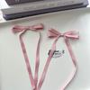 Horquilla para el pelo con lazo francés bilateral de lunares y ondas dulces, funda para teléfono, calcetines, accesorios de ropa, vídeo de bricolaje