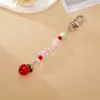 Encanto Creativo Nuevo de Acrílico Transparente con Forma de Estrella de Cinco Puntas para Bolso Colgante para Teléfono Ins de Nicho Colgante de Llavero de Cereza