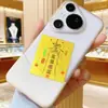 Feliz Año Nuevo 2026 Año del Caballo Pegatina de Teléfono Gruesa Dorada de Moda Linda del Zodiaco Personalizada para Buena Suerte y Riqueza Regalo
