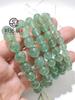 Pulsera de cristal de fresa verde natural super siete pulsera de un solo círculo joyería de cristal para pareja cristal de cabello verde para hombres y mujeres