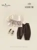 Novo Estilo de Outono Conjunto para Bebê Menina Classe A Conjunto de Duas Peças Infantil Versátil e Confortável Moletom e Calça Casual Estilo Coreano