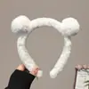 Diadema para Lavado de Cara de Otoño e Invierno para Mujer, Lindo Accesorio para el Cabello, Diadema Original para Mascarilla Facial, Diadema de Felpa Antideslizante, Accesorio para el Cabello