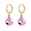 Aretes colgantes de campana de Navidad de viento ins de joyería transfronteriza de Europa y Estados Unidos, aretes de campana coloridos para mujer, regalo de Año Nuevo