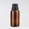 Botella de Aceite Esencial Marrón de 30 ml, Botella Marrón de Vidrio con Gotero, Botella Gotero, Botella Dispensadora de Muestras, Botella Atomizadora con Acabado Mate