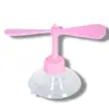 Casco de Motocicleta Eléctrica Ventosa Casco Sombrero de Libélula de Bambú Hélice Linda Casco para Llevar Ventilador Decorativo