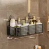 Estante de ventosa para cocina, baño e inodoro, solución de almacenamiento sin taladro montada en la pared, caja de almacenamiento, estante para lavabo