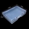 Caja de Almacenamiento para Pendientes de 7 Compartimentos, Caja de Joyería de Plástico Transparente, Organizador de Cuentas y Cuentas Sueltas para Manualidades con Múltiples Compartimentos