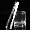 Pinça de gelo de aço inoxidável 304 espessada, pinça para gelo de bar KTV com dente, pinça para açúcar, pinça de churrasco, fabricantes, em estoque