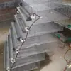 Jaula para Codornices Automática Ponedora de Huevos para Uso Doméstico, Jaula Vertical de Seis Niveles para Pavos de Guinea con Bebedero de Madera