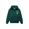 Sudadera con Capucha de Estilo Nuevo para Primavera y Otoño 2026, Engrosada, Amigable con la Piel, Tejido Suave Bordado, Ropa Holgada de Manga Larga para Hombre