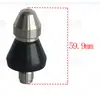 Accesorios para máquina de limpieza máquina desatascadora de tuberías boquilla profesional conexión rápida de 1/4 boquilla de tubería boquilla de ratón de alcantarilla de limpieza