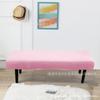 Funda elástica para silla de comedor de terciopelo de zorro plateado transfronteriza funda para taburete de piano funda para banco largo funda para banco transfronteriza