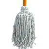 Mopa de Algodón con Mango de Madera para Limpieza del Hogar, Mopa Tradicional para Hoteles y Administración de Propiedades, Mopa Redonda Comercial al por Mayor