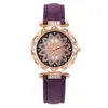 Relógio Casual Popular de Quartzo com Rosto de Diamante Pétala, Caixa de Liga com Pulseira de Diamante, Atacado de Fabricante de Relógios Femininos