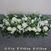 Novo Mori casamento chão arranjo de flores coluna de flores de casamento Verde artificial floral verde branco estrada chumbo flor comércio exterior decoração de beleza