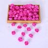 Cabeça de Rosa PE Espuma Simulação 3,5CM DIY Rosa Dia dos Namorados Rosa Casamento Caixa de Doces Flor Decorativa Material Flor