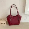 Bolsa de ombro única nova, versátil, moderna e retrô, com design minimalista, bolsa de mão feminina, bolsa saco, grande capacidade para o outono de 2026