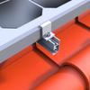 Sistema de Soporte Fotovoltaico de Aleación de Aluminio Tejado de Teja de Acero Colorido Teja de Amianto Soporte de Montaje de Panel Fotovoltaico