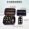 19 Gedoteri Bolsa para Armazenamento de Óleos Essenciais Bolsa para Óleo Essencial Engarrafado Portátil Proteção Anti-queda Frasco de Óleo Essencial 15/5ML 10ML