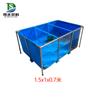 Piscina Dobrável Transparente de PVC Espessado Personalizada Transfronteiriça Tanque Dobrável Lona Tanque de Peixes Tanque de Peixes Suporte de Aço Inoxidável
