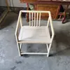 Silla de Madera Maciza en Forma de Media Luna Nuevo Estilo Chino Silla Circular Silla con Respaldo de Peine Silla con Tallado de Sombrero Oficial Silla para Mesa de Té Silla de Comedor Moderna Tubo Tapa Fuerte