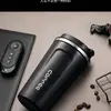 Caneca de Café 304 Aço Inoxidável Caneca Térmica com Tampa, Caneca Portátil, Caneca de Água, Caneca de Café Estilo Simples para Uso Doméstico