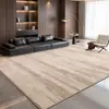 Tapete Simples de Luxo Leve para Sala de Estar Toque de Alto Padrão Fácil de Limpar Antiderrapante Cobertura Total Tapete para Sofá e Mesa de Centro Tapete para Quarto e Cabeceira