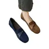 Exquisitos zapatos planos de cuero suave estilo francés para mujer, nuevos mocasines sin cordones, cómodos, versátiles, ligeros y fáciles para los pies