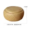 Cesta de Chá de Bambu, Lata de Chá, Tubo de Bambu, Caixa de Armazenamento de Bambu Vazia Portátil, Caixa Vazia à Prova de Umidade para Bolo de Chá