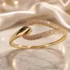 Pulsera Super Brillante de Circonita Retorcida Moda Europea y Americana, Estilo Geométrico de Lujo Ligero de Alta Gama, Joyería Elegante y de Moda para el Día a Día