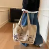 Bolso Nuevo de Lona de Gran Capacidad para Mujer, Bolso de Hombro Casual y de Moda para Clase y Viajes Diarios, Bolso Tote Nuevo, Bolso de Mano Nuevo para Compras