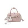 Bolsa Boston Manual de Temperamento Simples Bolsa Feminina Nova Bolsa Versátil com Alça de Ombro de Almofada Grande Capacidade Bolsa Transversal para o Dia a Dia