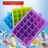 Molde de cubo de gelo de silicone 24 partículas de gelo tridimensionais quadradas de grau alimentício molde de silicone congelado cubo de gelo fábrica vendas diretas