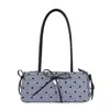 Moda minimalista coreana y japonesa con estampado de lunares 2026 nuevo bolso de hombro grande de invierno para mujer, para ir al trabajo