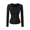 Camiseta Top de Manga Longa com Gola U, Forrada com Lã, para Mulheres, Outono e Inverno 2025, Look Emagrecedor no Ombro Direito, Cintura Ajustada, Versátil e Sexy