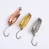 Cebo artificial para pesca al por mayor de fábrica, spinnerbait de metal, cebo artificial, spinnerbait con forma de semilla, cebo artificial, señuelo para pez blanco