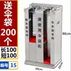 Dispensador Automático de Paraguas para Centro Comercial, Supermercado, Tienda de Conveniencia, Dispensador de Bolsas para Paraguas para Vestíbulo de Hotel, Dispensador de Paraguas de Doble Cabezal Largo y Corto de Acero Inoxidable