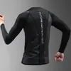Camiseta Esportiva para Corrida Masculina Meias de Secagem Rápida Maratona Roupa de Banho Profissional Roupas de Fitness Treinamento de Outono Manga Longa