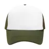 Chapéu de Sol, Boné Trucker, Boné de Voluntário, Boné de Mesh Esponjoso Personalizado com Texto Estampado, Aba Larga, Aba Larga, Quebra-Sol
