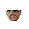 Cerámica Rústica Pastel Pintada a Mano Rosa Suave Pez Flor de Ensueño Borde Taza de Maestro Cerámica Vintage Taza de Degustación de Té Set de Té Kung Fu