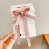 Pinzas florales para el pelo estilo coreano para mujer, pinzas laterales elegantes y exquisitas, pasadores de lazo lindos, pasadores de colores al por mayor