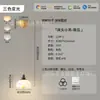 Nova Luminária de Teto para Quarto Memphis Cor Dopamina Color Blocking Minimalista Moderno Semi-Embutida Proteção para os Olhos Colorida Luz Principal do Quarto