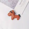 Llavero de Coche "Hazte Rico Pronto", Llavero Mini de Piel de Cordero Estilo Francés Corto, Adorno de Dibujos Animados, Accesorio para Bolso de Poni